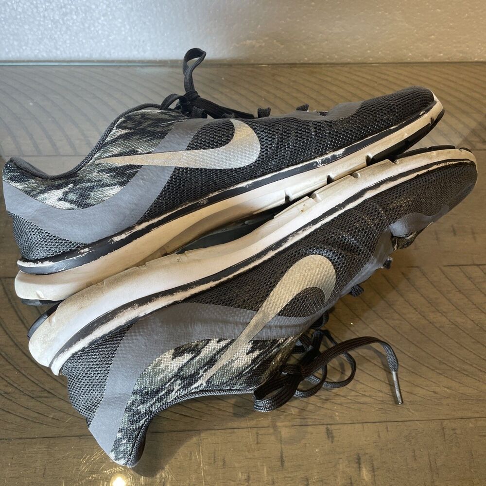 NIKE FLEX TR6 WOMENS SHOES GRAY/ CAMOFLOUGE SIZE 8 M - Picture 5 of 8